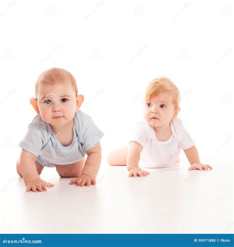 Infants crawling race stock photo. Image of funny, infant - 90971888