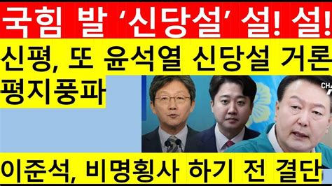 고영신tv 헤어질 결심 이준석 대구 출마 겨냥 Tk의원들은 밥만 먹는 비만 고양이들 폄하신당 만들면 수도권 국힘후보에