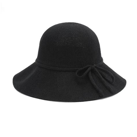 Cocopeaunt New Bucket Hat Spring Summer Wide Brim Sun Visor Hats Women Panama Caps Two Side Wear