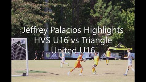 Jeffrey Palacios Highlights Hvs U16 Vs Queen City U16 And Hvs U16 Vs Triangle United U16 Youtube