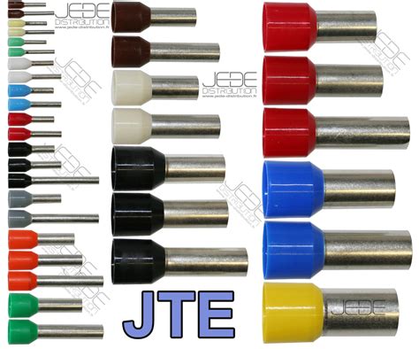 Embout de câblage 6 mm² vert JTE 6 JEDE Distribution