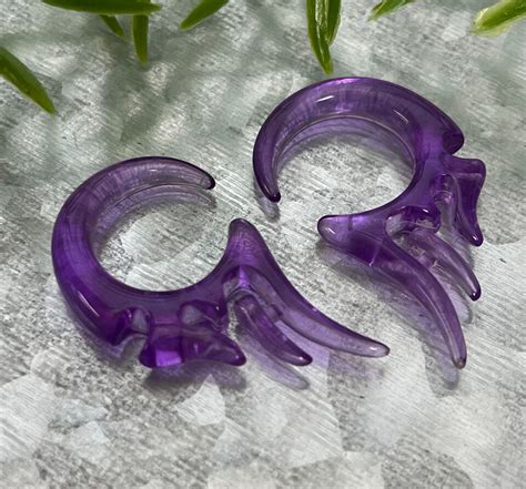 Pair Tribal Wing Tapers Hangers Expanders Plugs Tunnels Gauges Body