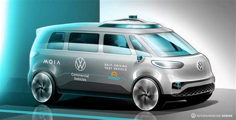 Self Driving Vw Idbuzz Electric Vans Hit The Road This Summer Ahead Of Commercial Service In 2025