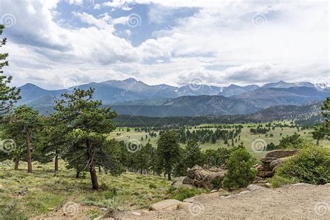 Upper Beaver Meadows In Rocky Mountain National Park Stock Image