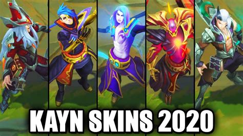 All Kayn Skins Spotlight League Of Legends Youtube