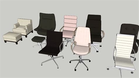 Office Chair Sketchup Warehouse - Leon Furniture