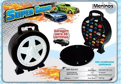 Maleta Para 36 Carrinhos Roda Estilo Hot Wheels 6 Carros Mercado Livre