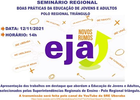 Seminário Regional Boas Práticas da Educação de Jovens e Adultos EJA