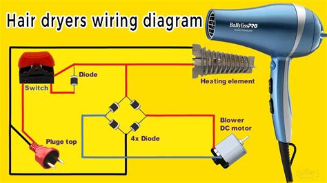 Simple Circuit Diagram For A Hair Dryer Simple Hair Dryer Ci