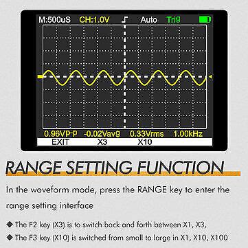 Mustool Mt Hd Intelligent Graphical Digital Oscilloscope Multimeter