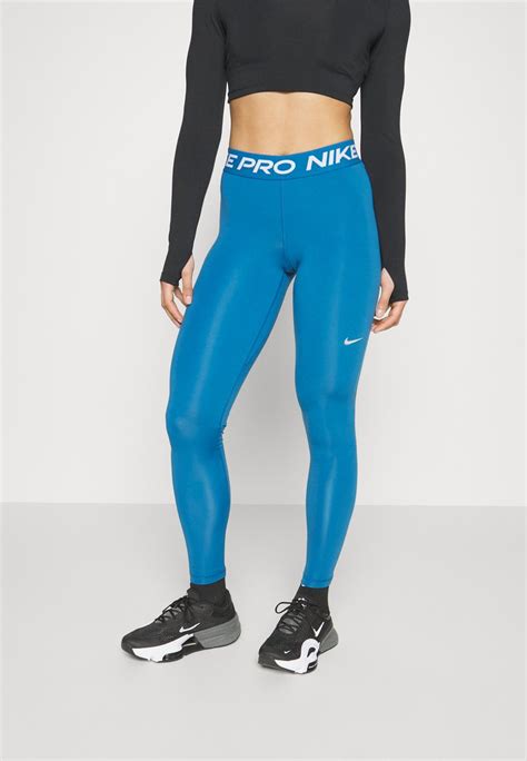 Nike Performance Tights Industrial Blue White Türkis Zalando De