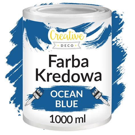 Farba Kredowa Niebieska Do Renowacji Dekoracji Mebli Drewna Granatowa