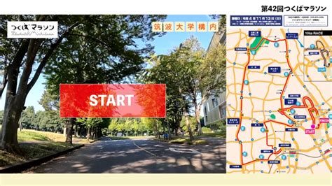 つくばマラソンのコース動画でイメトレ 多摩川から目指せサブスリー！