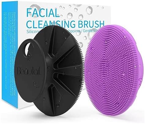 Beautail Silicone Face Scrubber Pack Manual Facial Cleansing Brush