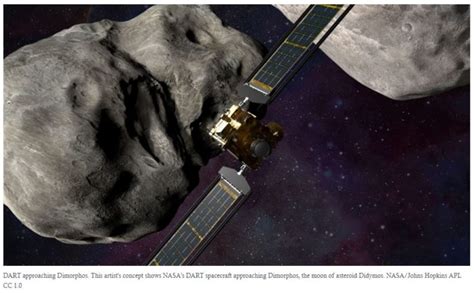 Protecting Earth From Killer Asteroids Using Dart Nasa Vision Times West