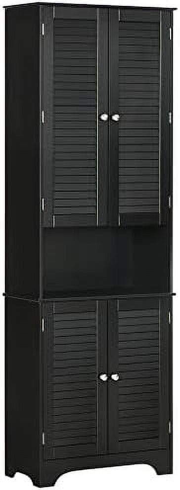 Nliboomlife Tall Narrow Bathroom Cabinet With Doors And Adjustability