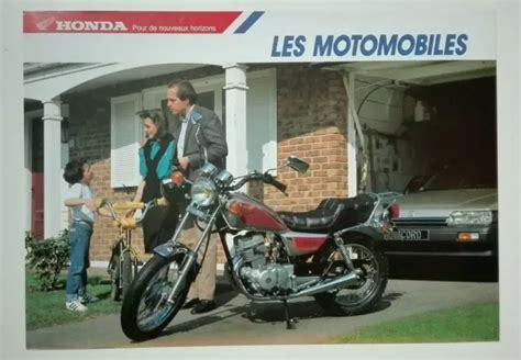 PROSPECTUS CATALOGUE BROCHURE Moto Honda Gamme 125 1987 EUR 12 00