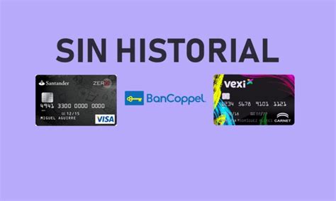 3 tarjetas de crédito que puedes solicitar sin historial crediticio en