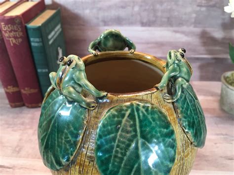 Frog Pottery Vase | Etsy