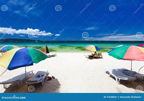 Idyllic Tropical Beach Stock Image Image Of Scenic Seaside 41668681