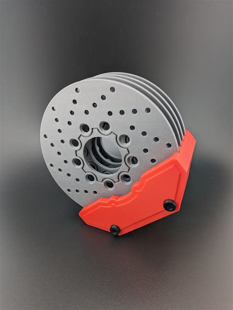 Disc Brake Coaster 4 Disc Set 3d Model By Rwbdesigns On Thangs
