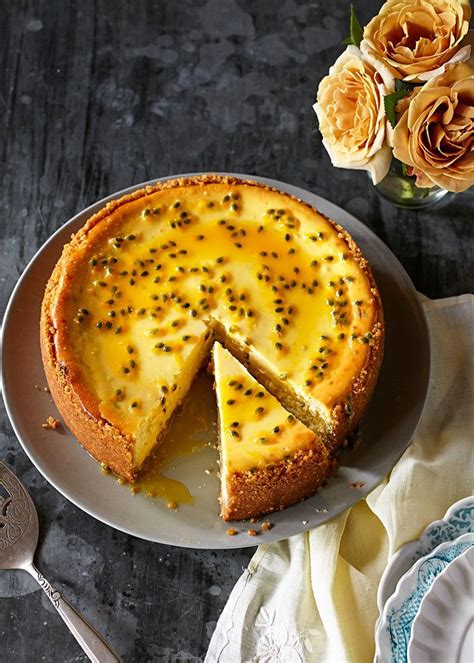 Baked Ricotta Passionfruit Cheesecake Artofit