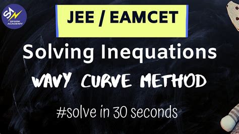 Solving In Equations Inequalities By Wavy Curve Method Functions Jee