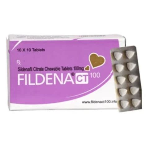 Sildenafil Tablets 100MG Fildena CT 100 At Rs 20 Stripe