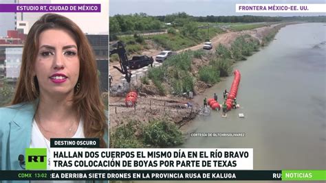 Hallan 2 Cuerpos El Mismo Día En El Río Bravo Tras La Colocación De Boyas En La Frontera Por