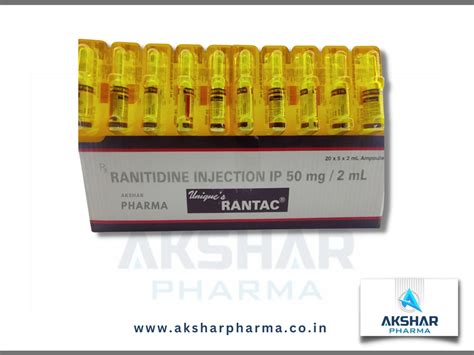 Ranitidine Rantac Injection 2ml 205 Prescription At ₹ 482piece In