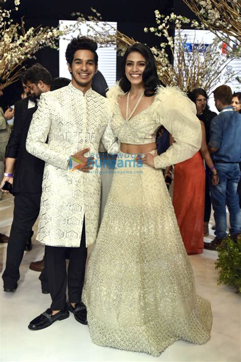 Ishaan Khatter And Malavika Mohanan Walk The Ramp For Falguni Shane