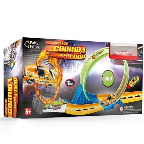 Pista De Corrida Carrinho Looping 360 Brinquedo Corrida Alishow