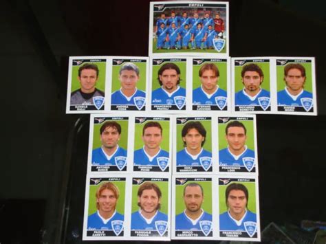 FIGURINE CALCIATORI PANINI 2004 05 Squadra Piacenza Calcio Football