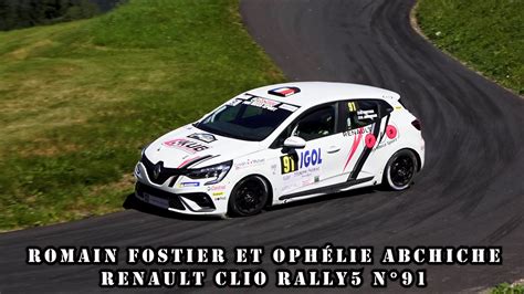 Rallye Du Mont Blanc 2023 Renault Clio Rally5 N91 Romain FOSTIER