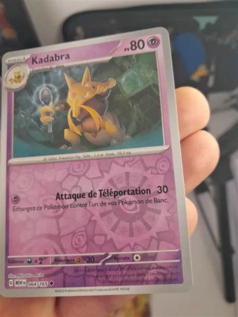 Carte PokÉmon Kadabra Reverse 64165 151 Ecarlate Et Violet 151 Ev35 Fr 🔴🟣 Eur 100 Picclick Fr