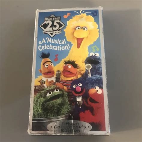 SESAME STREET 25TH Birthday A Musical Celebration VHS 1993 Collector S