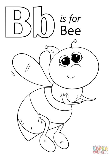 Cute Bumble Bee Coloring Pages At Free Printable