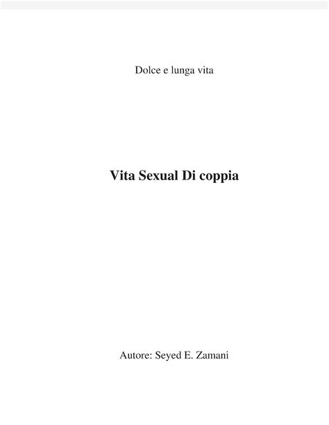 Vita Sexual Di coppia | Pothi.com