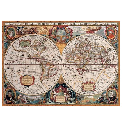 Antique World Map 1000 Piece Puzzle – The Puzzle Nerds