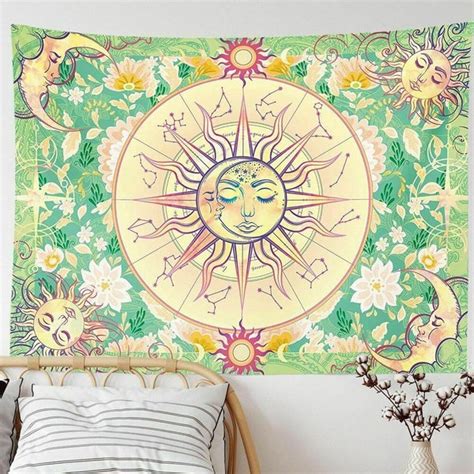 Sun And Moon Tapestry Etsy