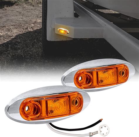 Amazon True Mods Pc Amber Led Trailer Marker Light Kit W