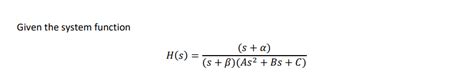 Solved Take B Positive Again Take α 10 β 1 For What