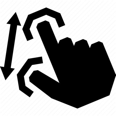 Gesture Pinch Touch Zoom In Icon Download On Iconfinder