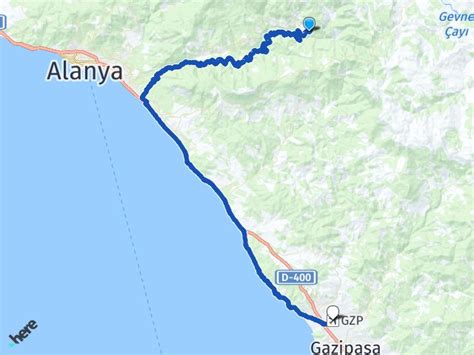 Alanya Bucak Gazipa A Alanya Havaliman Aras Ka Km Yol Tarifi