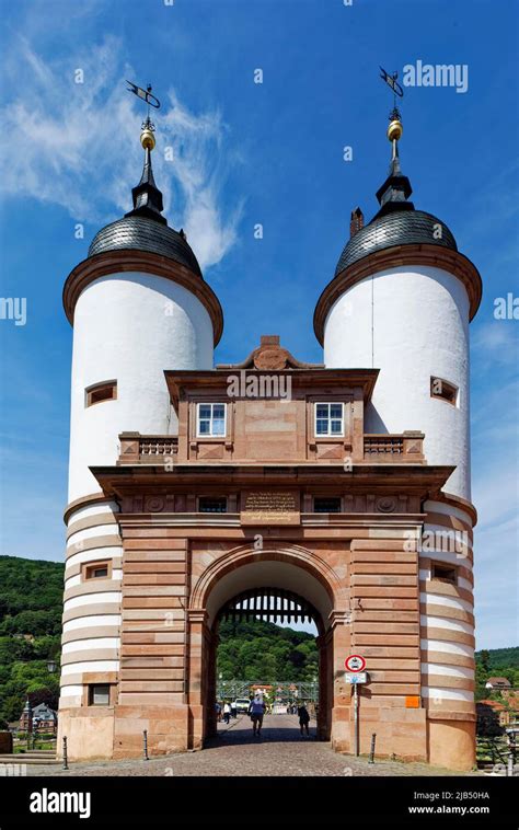 Bridge Gate Baroque 28 Metres High Old Bridge Steingasse Old Town