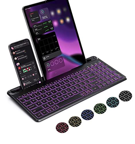 Seenda Teclado Retroiluminado Con Bluetooth Para Tablet Tel Fono