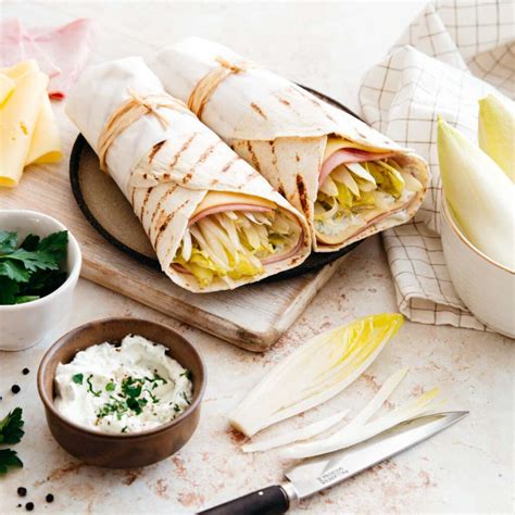 Wrap Dendives Perle Du Nord Jambon Et Fromage Perle Du Nord