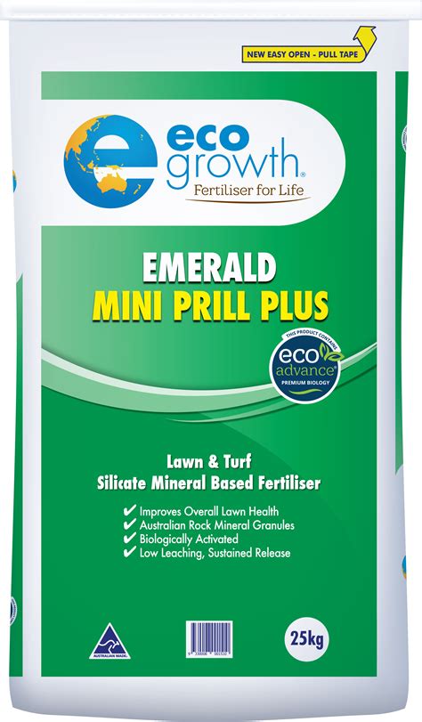 ECO PRIME EMERALD MINI PRILL 1 2mm NPK Turf Fertiliser Eco Growth