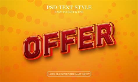 Offrir Un Fichier Psd D Effets De Texte Modifiables PSD Premium