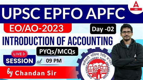 Introduction Of Accounting PYQs MCQs For UPSC EPFO APFC Enforcement